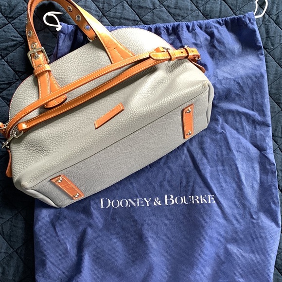 Dooney & Bourke pebbled leather domed satchel - Picture 3 of 16